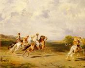 Arab Horsemen - 尤金·弗罗芒坦